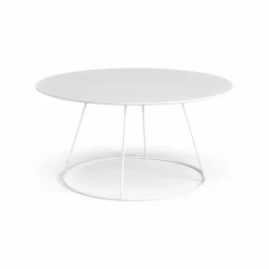 Breeze bord slät skiva Ø80 cm Vit