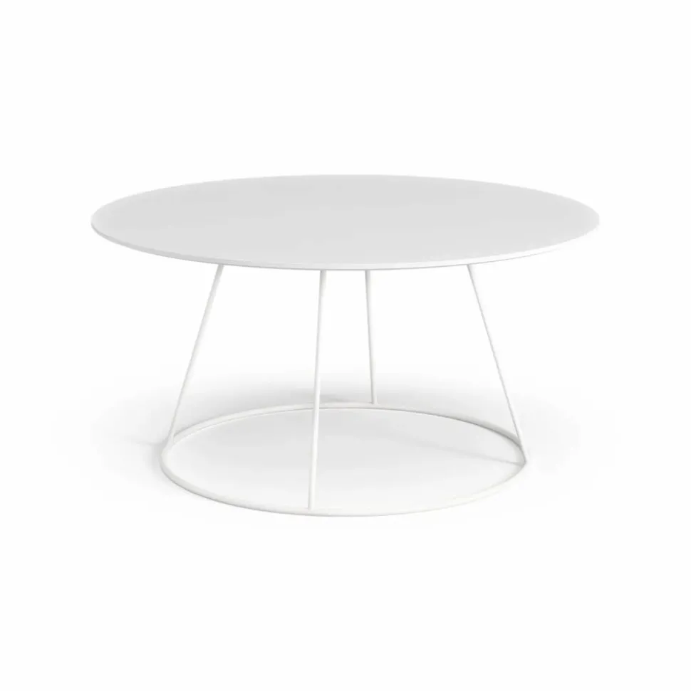 Breeze bord slät skiva Ø80 cm Vit