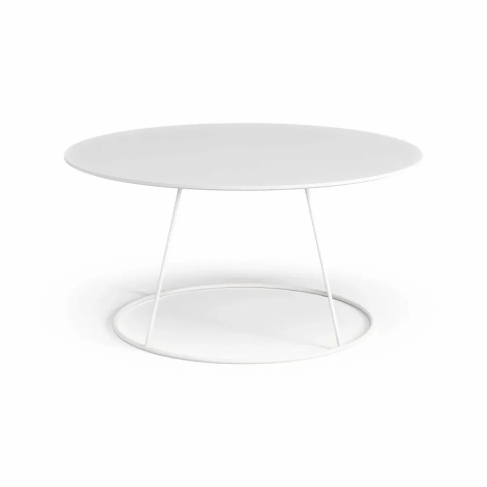 Breeze bord slät skiva Ø80 cm Vit