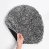 Buzz stolsdyna fårskinn Scandinavian grey-svart läderimitation