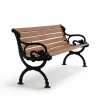 Byarum soffa Mahogny svart stativ 185 cm