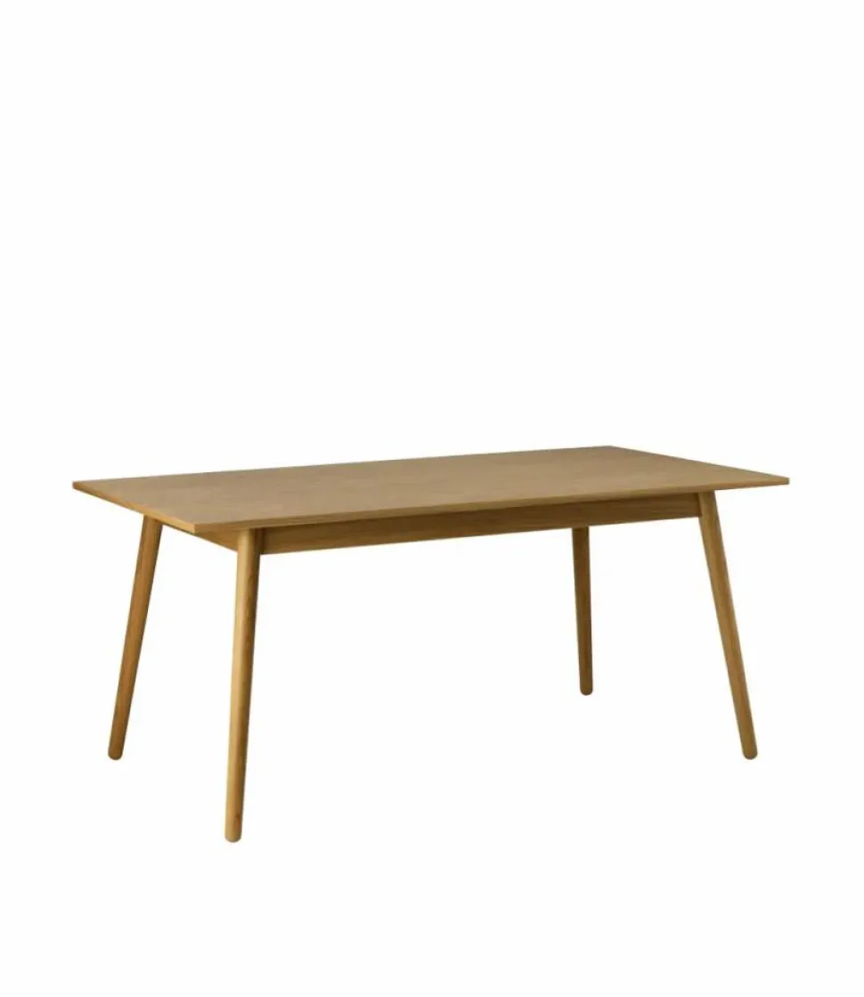 C35B matbord 82x160 cm Oak nature-oak nature lacquered