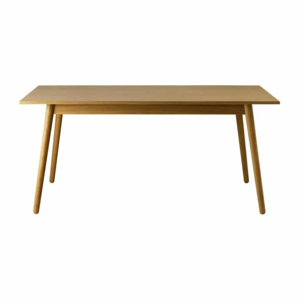 C35B matbord 82x160 cm Oak nature-oak nature lacquered