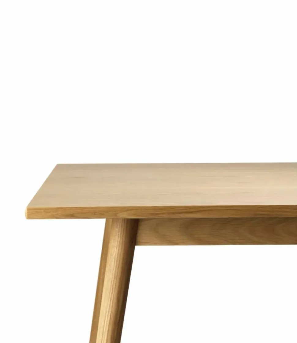 C35B matbord 82x160 cm Oak nature-oak nature lacquered