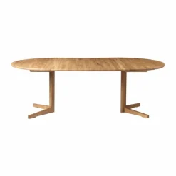 C69E Ry matbord 2 iläggsskivor Oak nature oiled