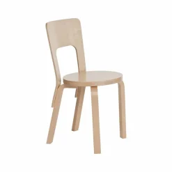Chair 66 stol Naturlackerad björk-Björk