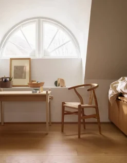 CH24 Child Wishbone Chair Birthday Edition barnstol Oiled oak-natural cord