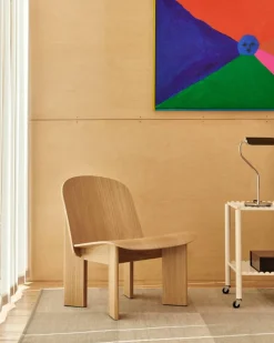 Chisel lounge chair Lackad ek
