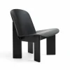 Chisel lounge chair Svart lackad ek