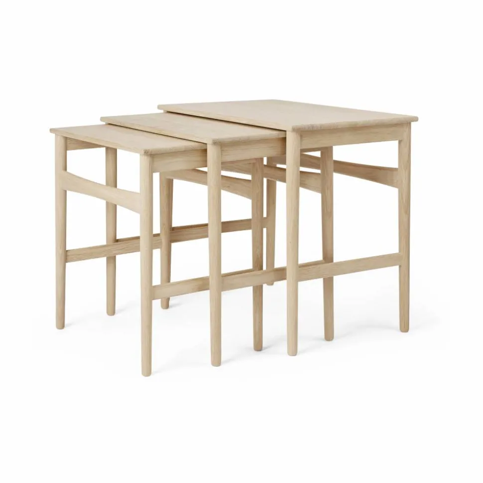 CH004 nesting tables satsbord Vitoljad ek