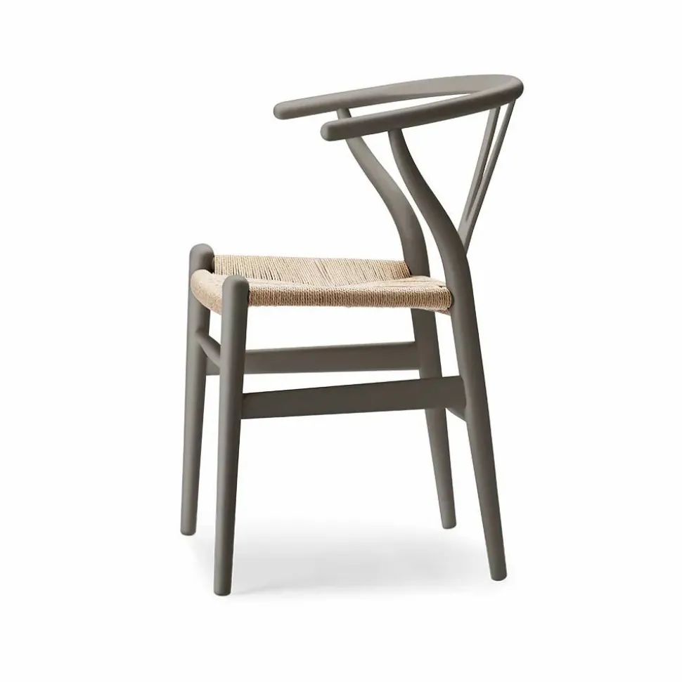CH24 Y-stol Soft Crawford Wegner Slate-naturflätad