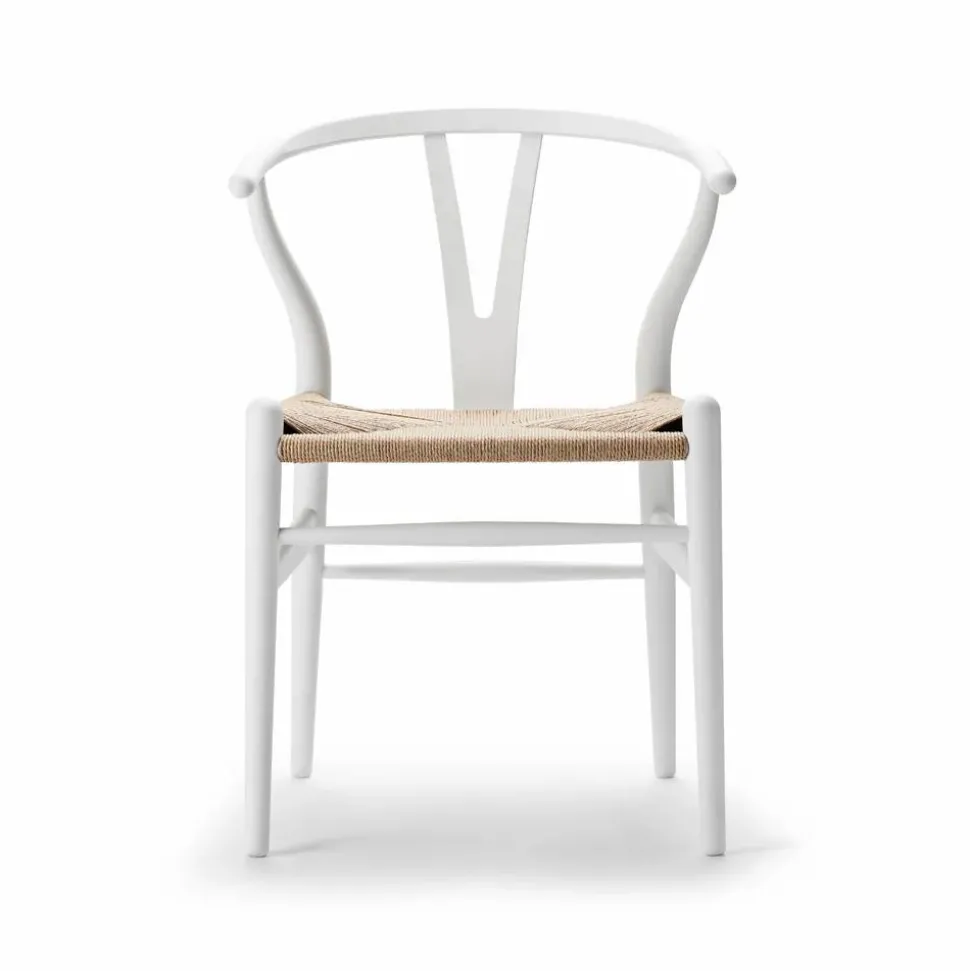 CH24 Y-stol Soft naturflätad sits White S0502-Y