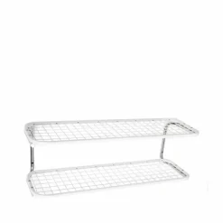 Classic 650 skohylla vit/krom 2 plan 120 cm