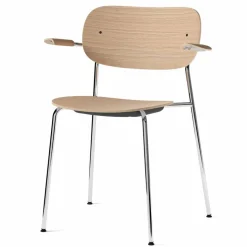 Co Chair matstol armstöd kromade ben Ek