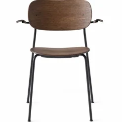 Co Chair matstol med armstöd Mörkbetsad ek