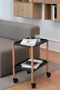 Connect bord Oljad ek svart metall