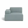 Connect soft modul Re-wool nr.718 ljusblå Armstöd vänster (A)