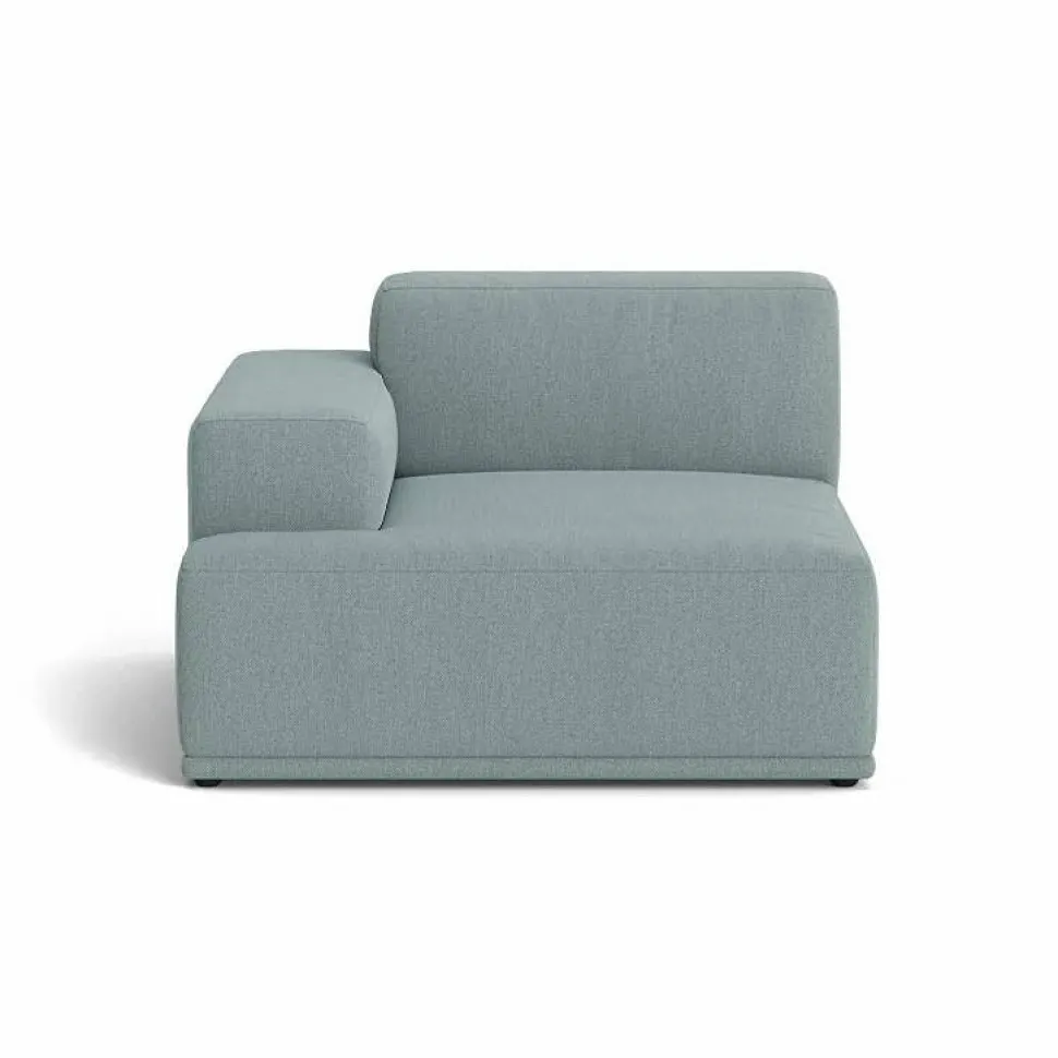 Connect soft modul Re-wool nr.718 ljusblå Armstöd vänster (A)