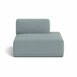 Connect soft modul Re-wool nr.718 ljusblå Utan armstöd (D)