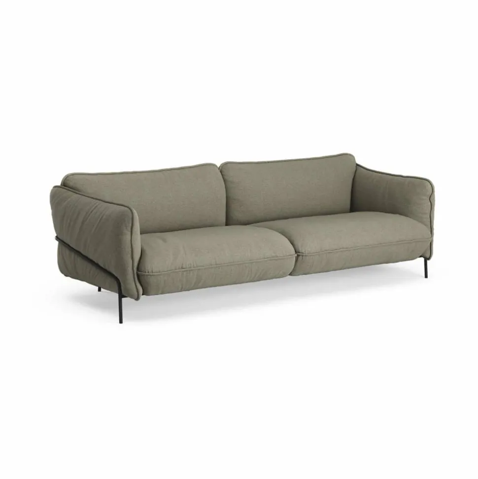 Continental soffa Sealife Green/black-svartlackerat stål