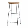 Cornet barpall 65 cm Oiled oak-chrome