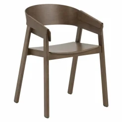 Cover armchair karmstol Stained dark brown
