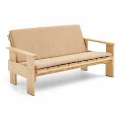 Crate Lounge soffa lackad furu Klar