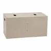 Cube Long förvaringslåda Beige
