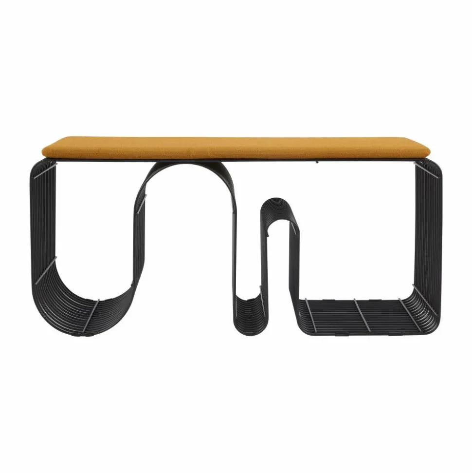Curva sittdyna för bänk 32x95 5 cm Amber