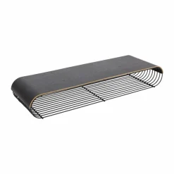Curva bricka/toppanel till Curva hylla 80 4 cm Svart