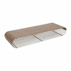 Curva bricka/toppanel till Curva hylla 80 4 cm Valnöt