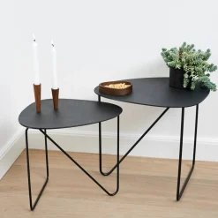 Curve Hippo sidobord L Black-anthracite
