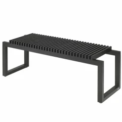 Cutter bänk 121 cm Svartlackerad ek