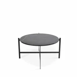 Deck soffbord marmor svart svart stativ