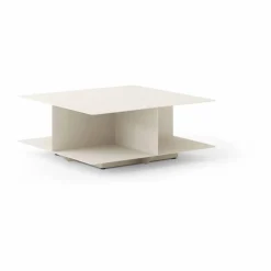 Develius EV3 soffbord Steel ivory Ø89x40 cm