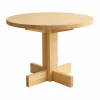001 Dining Table matbord Matt oljevaxad furu Ø100x74 cm