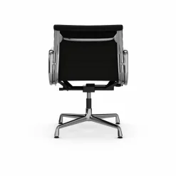 EA132 Aluminium Chair kontorsstol felt glides 66 nero black leather-polished