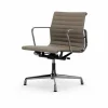 EA132 Aluminium Chair kontorsstol felt glides 71 sand leather L20-polished