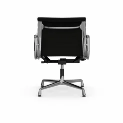 EA132 Aluminium Chair kontorsstol felt glides 66 nero leather L50-chrome