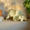 Eames elephant recycled pall/dekoration Canary