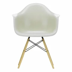 Eames Fiberglass Armchair DAW karmstol parchment askben