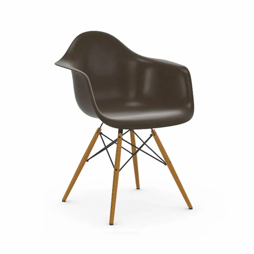 Eames Fiberglass Armchair DAW karmstol elephant hide grey askben