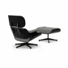 Eames Lounge Chair & Ottoman new dimensions 10 Salt'n pepper-27 chestnut black-pol.steel-black
