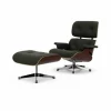 Eames Lounge Chair & Ottoman new dimensions 61 Umbra grey-32 walnut dark-pol. steel