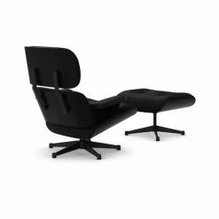 Eames Lounge Chair & Ottoman new dimensions 66 Nero-27 chestnut black-black steel
