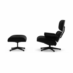 Eames Lounge Chair & Ottoman new dimensions 66 Nero-27 chestnut black-black steel