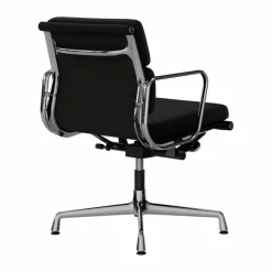EA 231 Soft Pad Chair kontorsstol felt glides 66 nero leather L50-chrome