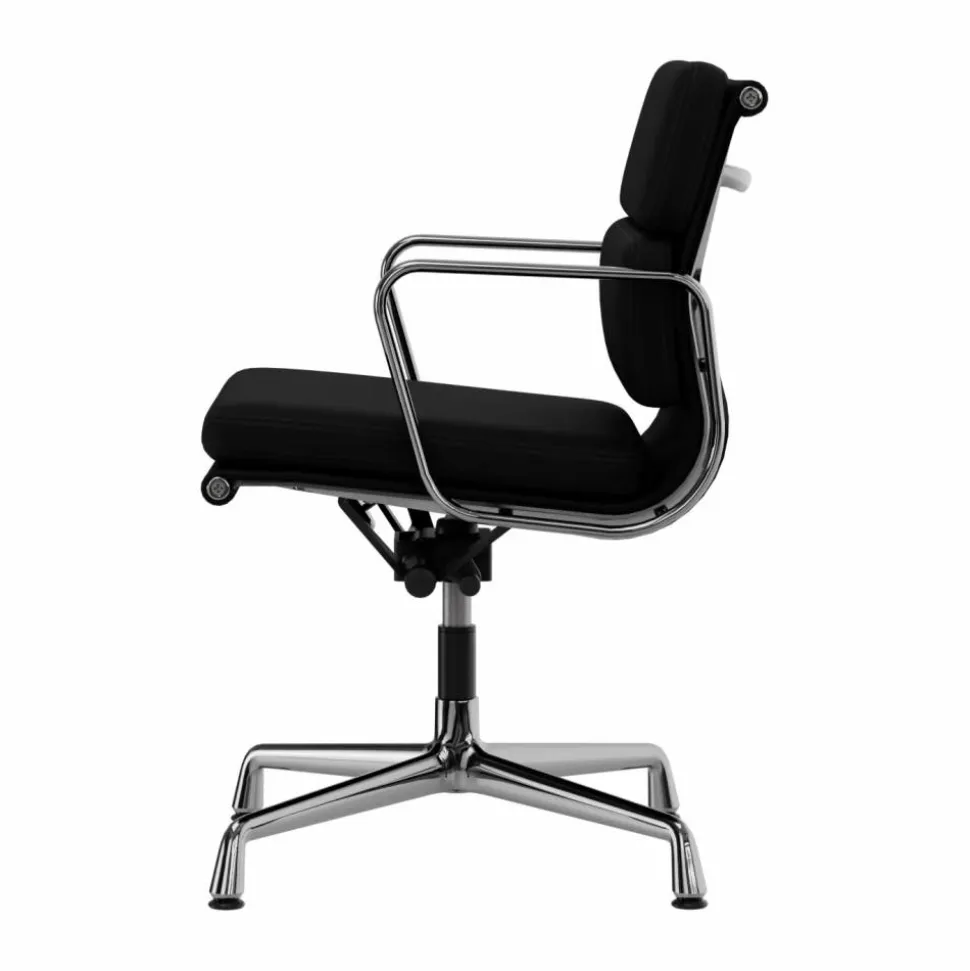 EA 231 Soft Pad Chair kontorsstol felt glides 66 nero leather L50-polished