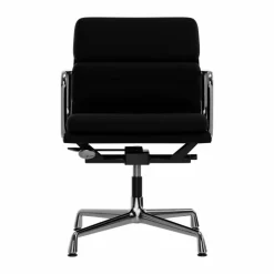 EA 231 Soft Pad Chair kontorsstol felt glides 66 nero leather L50-polished