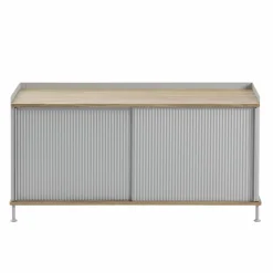Enfold sidobord lågt 125x45x63 cm Oak-Grey